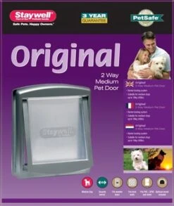 Petsafe 757 Hondenluik - Medium - Zilver/Tranparant -Huisdierbenodigdheden 1010x1200