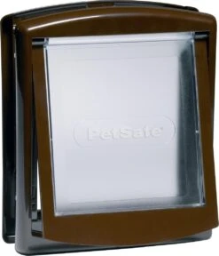 Petsafe 757 Hondenluik - Medium - Zilver/Tranparant -Huisdierbenodigdheden 1029x1200 2