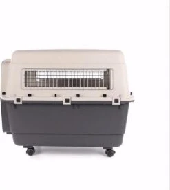 Flamingo - Hondentransportbox Nomad - L - Grijs - 57 X 80 X 60 Cm -Huisdierbenodigdheden 1073x1200