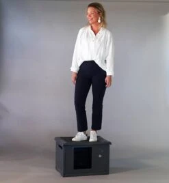 RHRQuality Kattenhuis Voor Binnen En Buiten Kattenhok Villa De Luxe Grijs -Huisdierbenodigdheden 1104x1200 2