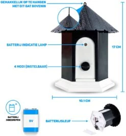 Vulpes Pets® Anti Blaf Apparaat Pro - Anti Blafband Voor Alle Honden - Luxe Hondentrainer - Diervriendelijk & Zonder Schok - Inclusief 9V Batterij - Waterbestendig - Ophangbaar - Instelbare Ultrasone Niveauregeling - 4 Standen -Huisdierbenodigdheden 1111x1200 1