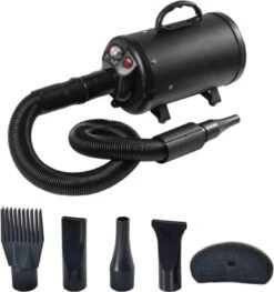 Merkloos Edward&DeVries Professionele Hondenföhn Met 4 Opzetstukken – Waterblazer Voor Honden – Stil Design – Krachtig + Extra Filter - Zwart -Huisdierbenodigdheden 1128x1200 1