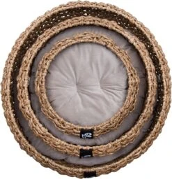 District 70 COCOON - Luxe Hondenmand Van Duurzaam Hoogwaardig Riet Met Zacht Kussen - Maten S/M/L - Large -Huisdierbenodigdheden 1156x1200 1