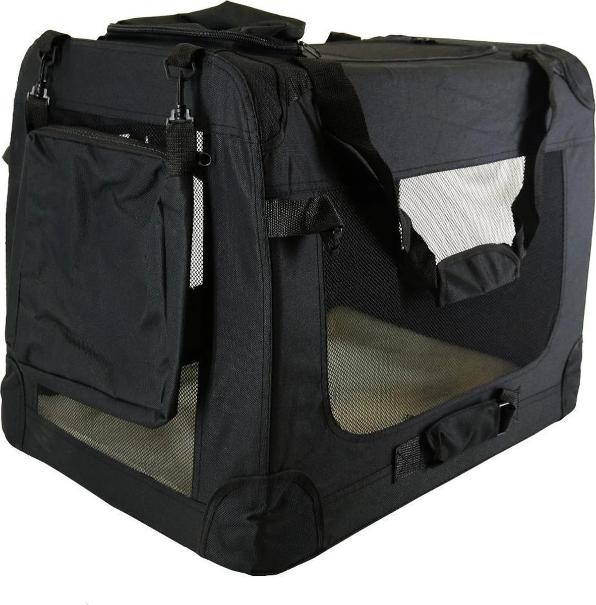 Topmast Reisbench Nylon Bench Stoffen Bench Zwart 120 X 79 X 79 Cm - Honden Boven 50 Kilo 3 Topmast Reisbench Nylon Bench Stoffen Bench Zwart 120 X 79 X 79 Cm - Honden Boven 50 Kilo