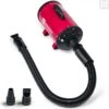 Nuvoo Professionele Hondenföhn / Waterblazer / Hondenborstel Met 3 Opzetstukken - Verstelbare Vermogen Tot 2200W - Warme / Koude Stand - Rood -Huisdierbenodigdheden 1187x1200 2