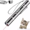 Merkloos Hoogwaardig Laserlampje Voor Katten | USB Oplaadbaar | 7 In 1 Laserpen | Laserpen | Zaklamp | Kattenspeeltje | Kattenspeelgoed | Zilver | Laserpointer Rood/groen | UV Licht -Huisdierbenodigdheden 1187x1200 5