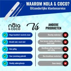 Nola & Coco® Tandsteen Verwijderaar Set Inclusief Bewaardoosje - Tandenkrabber - Set Van Twee - Hond - Kat - Tandenborstel - Tandplak Verwijderen - Tandenstoker - Honden Tanden Schoonmaken - Tandenhaakje - Gebitsreiniging -Huisdierbenodigdheden 1199x1200 2