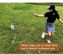 CF Pack - Hond Buitenspeelgoed Actief Behendigheid Touw Dog Flirt Pole Flirtpole Toy Tug Tease Wand Non-Bungee Cord Dog Toy For Fun Obedience Training Extandable Toy Honden Speelgoed Hondenspeelgoed Behendigheidspeelgoed -Huisdierbenodigdheden 1200x1026 2