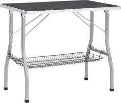 VIDAXL Hondentrimtafel Verstelbaar Met 2 Lussen En Opbergschap -Huisdierbenodigdheden 1200x1027