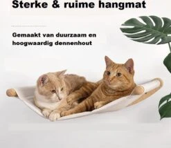 Klimmuur Kat XXL Editie - Krabpaal - Katten Klimmuur - Katten Klim Wand - Met Hangmat -Huisdierbenodigdheden 1200x1039