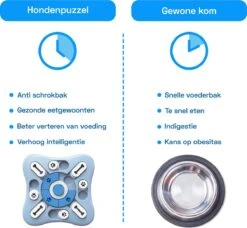 Honden Speelgoed Intelligentie – Hondenpuzzel - Interactieve Training – Voorkomt Verveling – 16 Vakjes – 11 Verplaatsbare Schuifjes - Denkspelletjes Voor Honden - Anti Schrokbak Hond – LumifyMe -Huisdierbenodigdheden 1200x1108