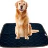 XXL Puppy Training Pad - Plasmat - Zwart - 104 X 104 Cm - Hondentoilet - Herbruikbaar - Wasbaar -Huisdierbenodigdheden 1200x1115