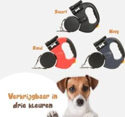 Dubbele Honden Riem – Leiband Hond – Hondenlijn – Looplijn Hond – 2 Honden – 3 Meter – Tot 12kg Per Hond – Reflecterende Lijnen – Met Zaklamp – 360° Draaien – Verstelbaar - Zwart -Huisdierbenodigdheden 1200x1120 2