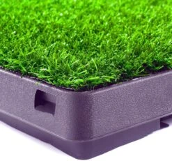 Merkloos Maoo Premium Hondentoilet - Geurbestendig & Hondvriendelijk Kunstgras - Uitneembare Opvangbak - Indoor En Outdoor - 63 X 50 Cm -Huisdierbenodigdheden 1200x1122