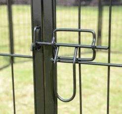 Merkloos Topmast Premium Puppyren - 120 Cm Hoog - 640 Cm Omtrek - Hondenren - Hondenhok - Zwart -Huisdierbenodigdheden 1200x1123 1