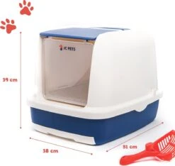 JC Pets Premium Kattenbak Systeem - Inclusief 2.5KG / 4L Kattenbakvulling - Zelfreinigend -Huisdierbenodigdheden 1200x1135 3