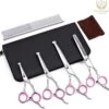 Professionele Hondenscharen Set - Extra Veilige Grooming Set - Trimscharen Voor Honden - Knipschaar - Effileerschaar / Uitdunschaar - Gebogen Schaar Met Ronde Punt - Precisieschaar - Hondenverzorging - Inclusief Kam, 2 Haarclips En Luxe Opbergdoos -Huisdierbenodigdheden 1200x1146 3