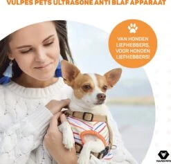 Vulpes Pets® Ultrasone Anti Blaf Apparaat – 3-in-1 Anti Blaf Apparaat Pro - Diervriendelijk & Zonder Schok - Alternatief Anti Blafband - Voor Kleine & Grote Honden - Audio - Flashlight - USB-Oplaadbaar -Huisdierbenodigdheden 1200x1151 2