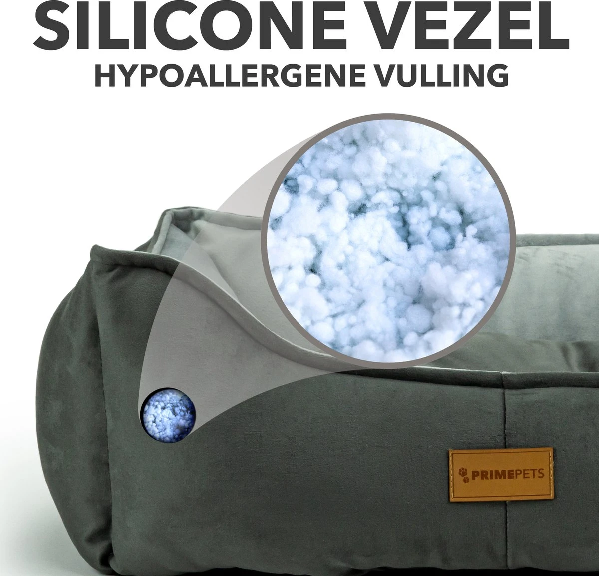 Primeplus Grote Hondenmand XL - Grijs - 100x80x20 CM - Orthopedische Hondenmanden - Hondenkussen 15 Primeplus Grote Hondenmand XL - Grijs - 100x80x20 CM - Orthopedische Hondenmanden - Hondenkussen - Afbeelding 13