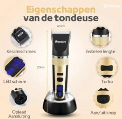 Woodoro Professionele 2-in-1 Hondentondeuse Voor Dikke Vacht – Draadloze Honden Tondeuse & Hondentrimmer – Stille Tondeuse Katten & Honden Trimset 19 Woodoro Professionele 2-in-1 Hondentondeuse Voor Dikke Vacht – Draadloze Honden Tondeuse & Hondentrimmer – Stille Tondeuse Katten & Honden Trimset -Huisdierbenodigdheden 1200x1167