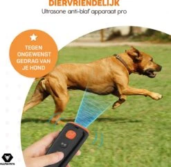 Vulpes Pets® Ultrasone Anti Blaf Apparaat – 3-in-1 Anti Blaf Apparaat Pro - Diervriendelijk & Zonder Schok - Alternatief Anti Blafband - Voor Kleine & Grote Honden - Audio - Flashlight - USB-Oplaadbaar -Huisdierbenodigdheden 1200x1172 2