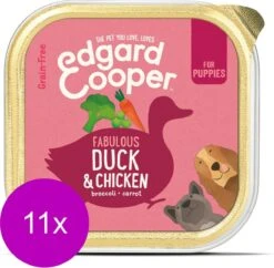 11x Edgard & Cooper Kuipje Vers Vlees Puppy Hondenvoer Eend - Kip 150 Gr -Huisdierbenodigdheden 1200x1174 5
