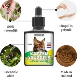 Natuurlijke Vlooiendruppels Voor Katten - Vanaf 4 Kg - 100% Natuurlijk - Vlooien - Zonder Giftige Pesticiden - 30 Ml - Speciale Formule Voor Katten - Vachtdruppels - Made In Holland -Huisdierbenodigdheden 1200x1188 1