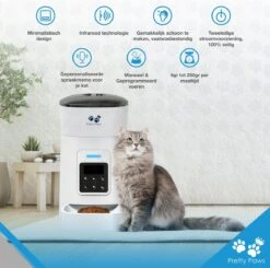 Pretty Paws PP002 Professionele Automatische Voerbak Kat- Stemrecorder - Voerautomaat - Katten Voerbak - Minimalistisch 18 Pretty Paws PP002 Professionele Automatische Voerbak Kat- Stemrecorder - Voerautomaat - Katten Voerbak - Minimalistisch -Huisdierbenodigdheden 1200x1190 3