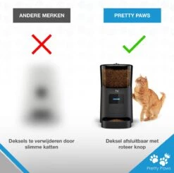 Pretty Paws PP005 Wifi Voerautomaat Zwart - Automatische Voerbak - Slimme Voerautomaat Met App - Instelbaar Voedingsschema - WIFI -Huisdierbenodigdheden 1200x1190 7