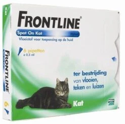 Frontline Spot-On Anti Vlooienmiddel Kat - 6 Pipetten -Huisdierbenodigdheden 1200x1191 2