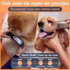 Happysnoots Hondentondeuse Draadloos Voor Dikke Vacht - Tondeuse Hond & Kat - Hondentrimmer - Professioneel Dieren Tondeuse -Huisdierbenodigdheden 1200x1200 128