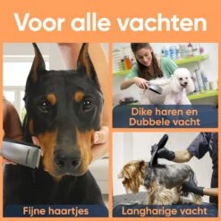 Happysnoots Hondentondeuse Draadloos Voor Dikke Vacht - Tondeuse Hond & Kat - Hondentrimmer - Professioneel Dieren Tondeuse -Huisdierbenodigdheden 1200x1200 132