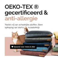 Rexproduct Hondenkussen - Hondenmand - Hondenbed Met Rits En Wasbaar - Manden & Kussens 90 X 110 CM - 0 Tot 80 Kg - SoftPet Groen -Huisdierbenodigdheden 1200x1200 140