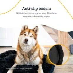 All 4 Pets Supply® Hondenmand Donut - Maat XL - Geschikt Voor Honden Tot 100 Cm - Hondenkussen - Zwart -Huisdierbenodigdheden 1200x1200 166
