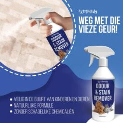 Petsly Odour & Stain Remover - Geurverwijderaars - Urine Vlekken Verwijderen Urinegeur Verwijderen Met Plantaardige Enzymen - 1L -Huisdierbenodigdheden 1200x1200 19