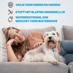 Vulpes Pets® Anti Blaf Apparaat Pro - Anti Blafband Voor Alle Honden - Luxe Hondentrainer - Diervriendelijk & Zonder Schok - Inclusief 9V Batterij - Waterbestendig - Ophangbaar - Instelbare Ultrasone Niveauregeling - 4 Standen -Huisdierbenodigdheden 1200x1200 231