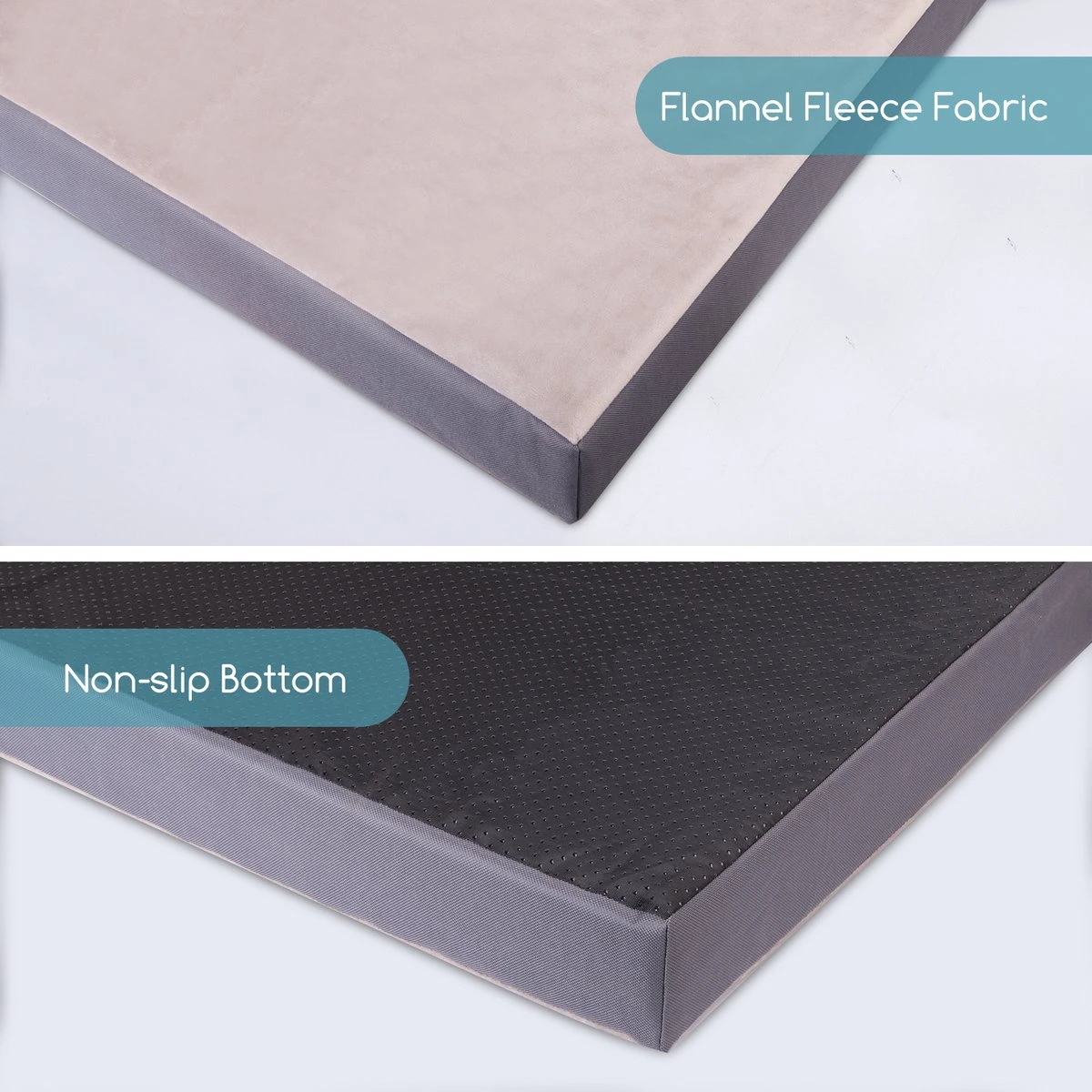 Nobleza Orthopedische Hondenkussen Wasbaar - Hondenbed - Maat L: 90 X 70 X 8 Cm - Grijs 7 Nobleza Orthopedische Hondenkussen Wasbaar - Hondenbed - Maat L: 90 X 70 X 8 Cm - Grijs - Afbeelding 5