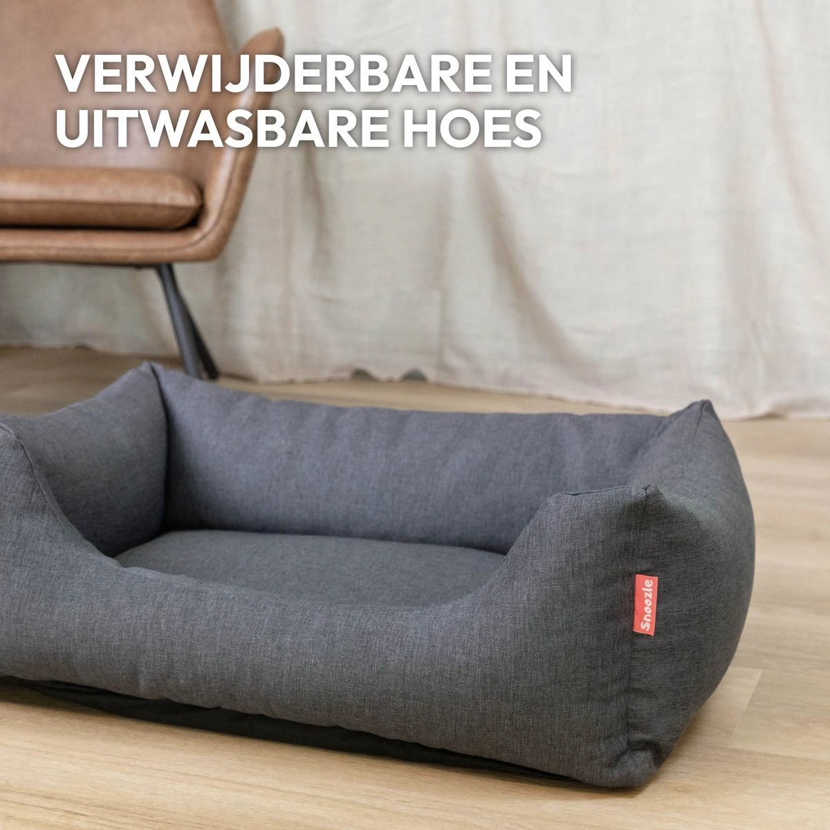 Snoozle Hondenmand - Zacht En Luxe Hondenkussen - Hondenbed - Wasbaar - Hondenmanden - 100 X 70cm 11 Snoozle Hondenmand - Zacht En Luxe Hondenkussen - Hondenbed - Wasbaar - Hondenmanden - 100 X 70cm - Afbeelding 9