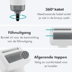 BURCH PetCare Ace - Waterblazer Voor Honden - Handzame Hondenföhn - RVS Borstel - 500W -Huisdierbenodigdheden 1200x1200 343