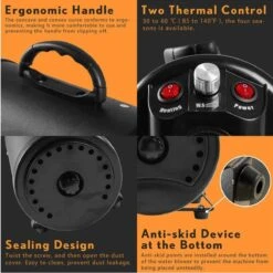 Merkloos Edward&DeVries Professionele Hondenföhn Met 4 Opzetstukken – Waterblazer Voor Honden – Stil Design – Krachtig + Extra Filter - Zwart -Huisdierbenodigdheden 1200x1200 360