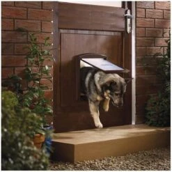 Petsafe 757 Hondenluik - Medium - Zilver/Tranparant -Huisdierbenodigdheden 1200x1200 410