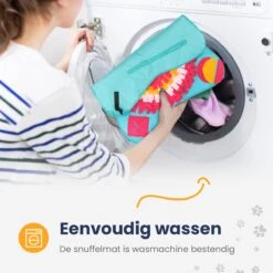 Snuffelmat 70x70cm Inclusief Rubberen Massage Bal & E-book - Speelmat Hond - Denkspel Hond - Puppy Speelgoed - Anti Schrok Mat - Honden Snoepjes - Cadeau Tip -Huisdierbenodigdheden 1200x1200 417