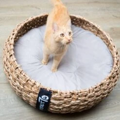 District 70 COCOON - Luxe Hondenmand Van Duurzaam Hoogwaardig Riet Met Zacht Kussen - Maten S/M/L - Large -Huisdierbenodigdheden 1200x1200 426