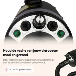 Captain Pup's Professionele Hondenföhn Met 4 Opzetstukken - Bijgeleverde Hondenborstel - Waterblazer Voor Honden - Zwart -Huisdierbenodigdheden 1200x1200 43