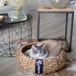 District 70 COCOON - Luxe Hondenmand Van Duurzaam Hoogwaardig Riet Met Zacht Kussen - Maten S/M/L - Large -Huisdierbenodigdheden 1200x1200 433