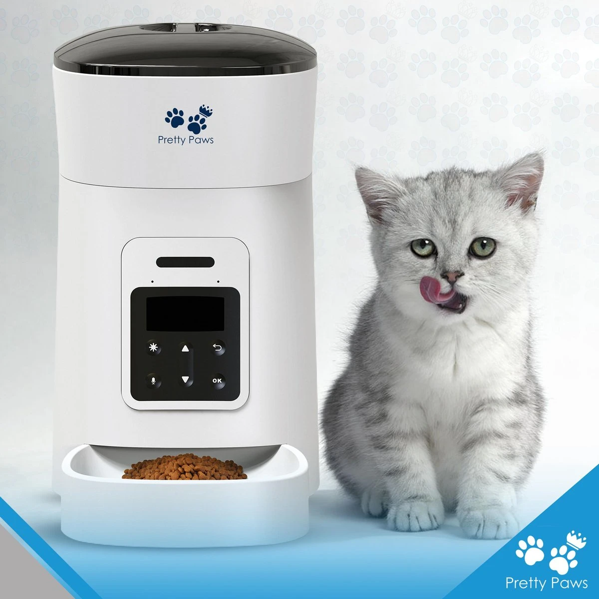 Pretty Paws PP002 Professionele Automatische Voerbak Kat- Stemrecorder - Voerautomaat - Katten Voerbak - Minimalistisch 7 Pretty Paws PP002 Professionele Automatische Voerbak Kat- Stemrecorder - Voerautomaat - Katten Voerbak - Minimalistisch - Afbeelding 5