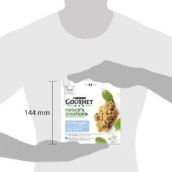 Gourmet Nature's Creations - Kattenvoer Natvoer - Zeevis - 48 X 85 Gr -Huisdierbenodigdheden 1200x1200 532