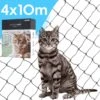Kattennet Voor Balkon 4 X 10 M - Kattennet - Katten Gaas - Zwart -Huisdierbenodigdheden 1200x1200 552