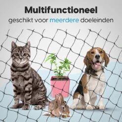 Kattennet Voor Balkon 4 X 10 M - Kattennet - Katten Gaas - Zwart -Huisdierbenodigdheden 1200x1200 556