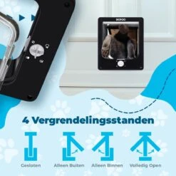Skipoo Kattenluik Met Tunnel - Weerbestendig - Grote Kat - 4 Vergrendelingsstanden - Zwart 14 Skipoo Kattenluik Met Tunnel - Weerbestendig - Grote Kat - 4 Vergrendelingsstanden - Zwart -Huisdierbenodigdheden 1200x1200 567